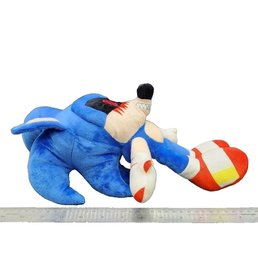 Sonic.exe Plush Blue Creepypasta Horror Gaming Stuffed‎ Toy Hedgehog Sega READ